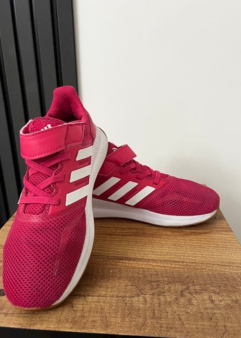 Adidas Kız Çocuk Pembe Cırtlı Spor Ayakkabı - Görsel 2