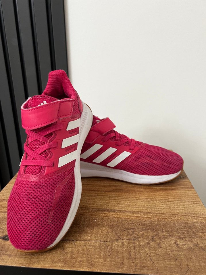 Adidas Kız Çocuk Pembe Cırtlı Spor Ayakkabı - Görsel 2
