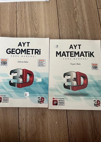 AYT Geometri ve Matematik 3D Soru Bankası