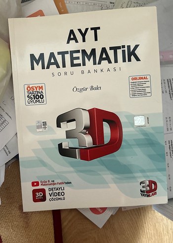 Beden AYT Matematik Soru Bankası 3D Detaylı Video Çözümlü