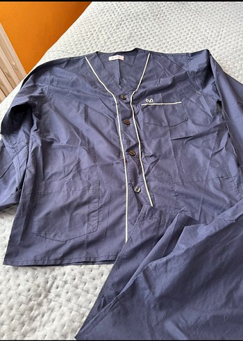 Erkek Lacivert Uzun Kollu Pijama Takımı - Görsel 6