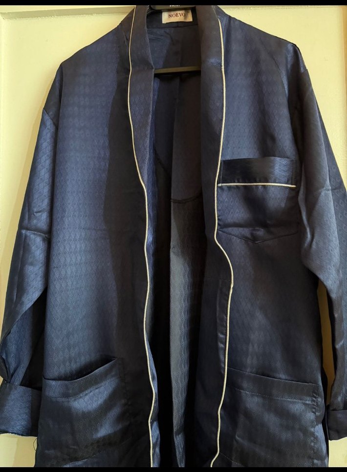 Erkek Lacivert Uzun Kollu Pijama Takımı - Görsel 2