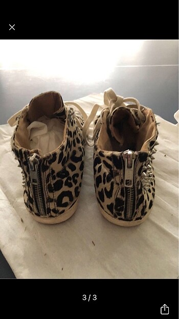 38 Beden Zara leopar sneaker