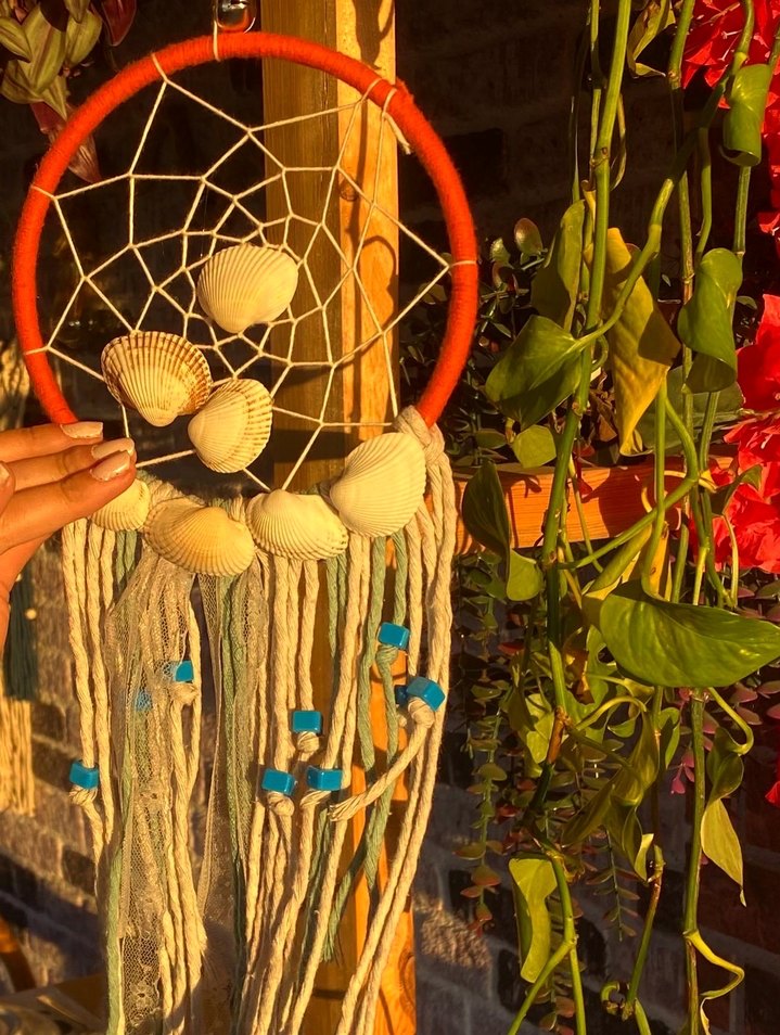 Renkli Deniz Kabuklu Rüya Kapanı - Görsel 3