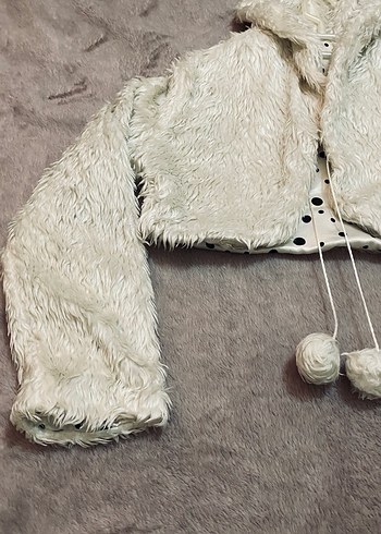 Bej Kürk Detaylı Ceket - Görsel 4