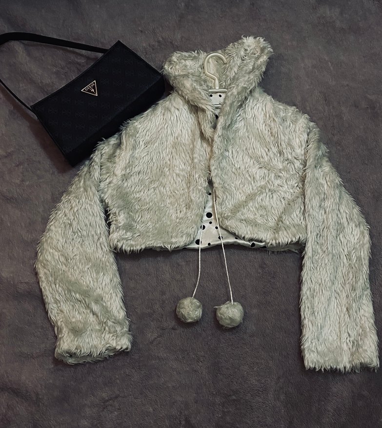 Bej Kürk Detaylı Ceket - Görsel 3