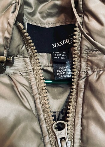 Bej Mini Kadın Kışlık Fermuarlı Ceket - Görsel 5