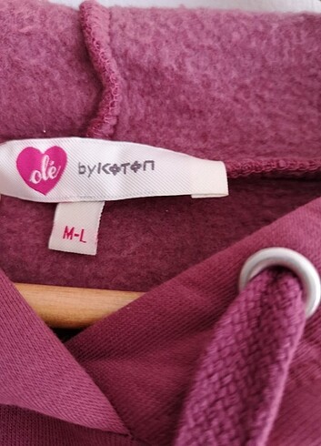 l Beden çeşitli Renk Uzun kollu sweatshirt 