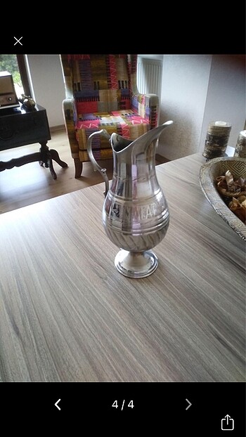  Beden gri Renk Bakır sürahi