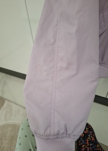 Lila Renk Bomber Ceket - Görsel 5