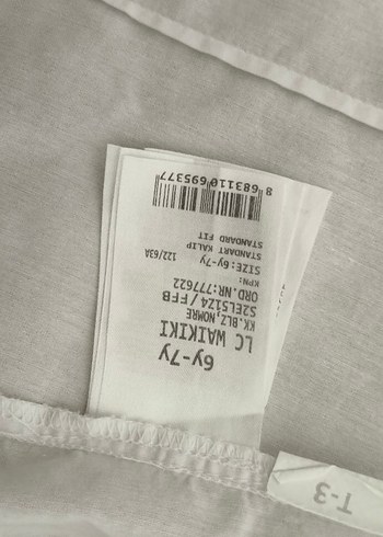 Kız Çocuk Beyaz Dantel İşlemeli Gömlek - Görsel 2