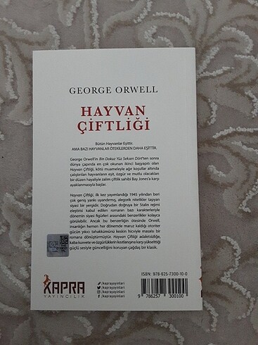 George Orwell Hayvan Çiftliği 