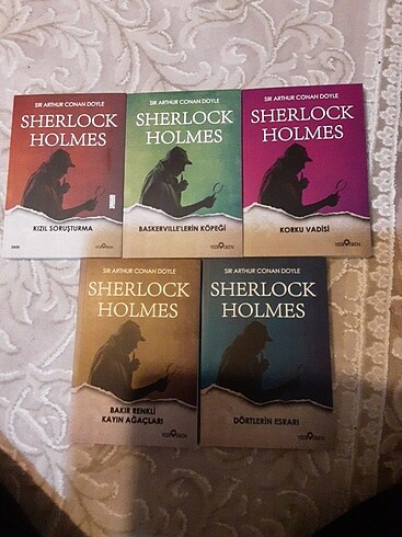 Sherlock Holmes 5 Adet Kutulu Kitap Seti 