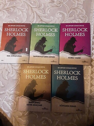  Sherlock Holmes 5 Adet Kitap Seti 