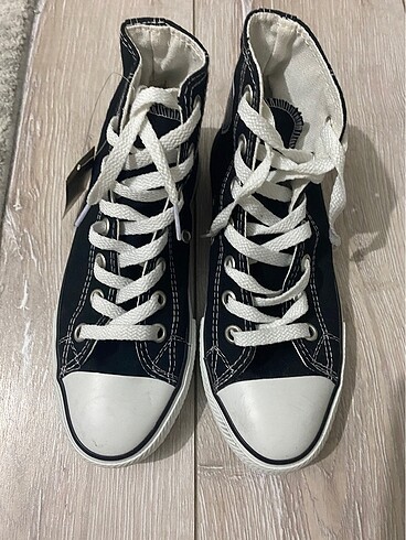 Diğer Boğazlı siyah converse