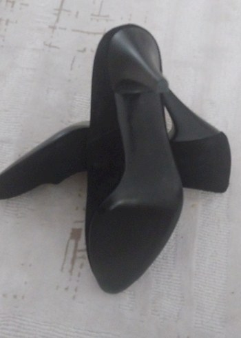 37 Beden siyah Renk Roselli Siyah Süet Stiletto Topuklu Kadın Ayakkabı