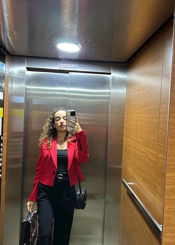 Diğer Kirmizi Blazer Ceket