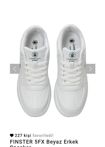 Beyaz Erkek Sneakers Velcro Detaylı