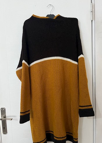 Kalın triko kumaş kazak - Görsel 2