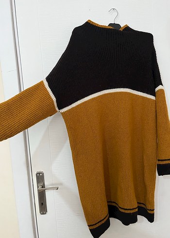 Kalın triko kumaş kazak - Görsel 3