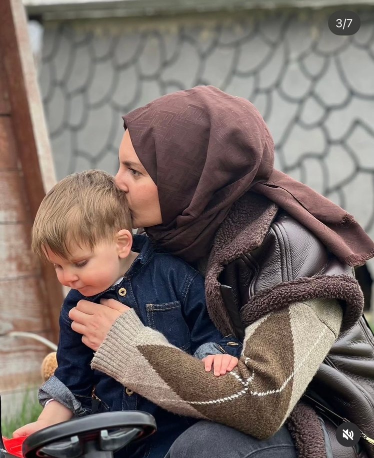 Kürklü Kahverengi Deri Kolsuz Biker Ceket - Görsel 2