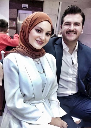 Uzun Kollu Beyaz tesettür takım - Görsel 2