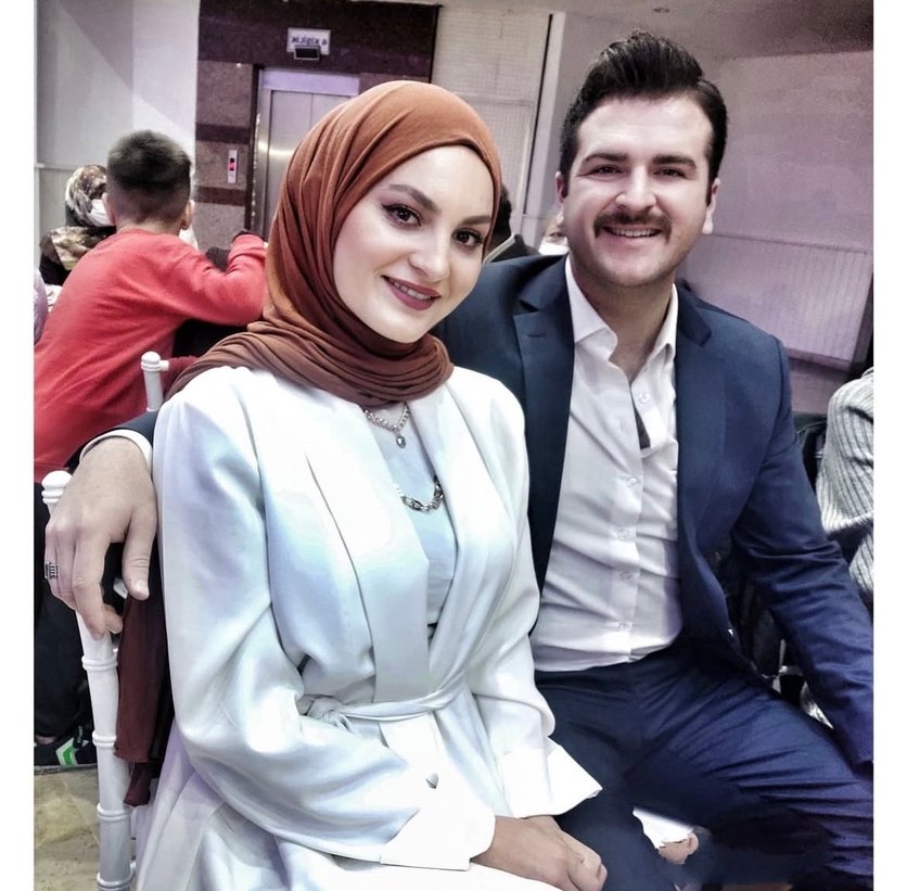 Uzun Kollu Beyaz tesettür takım - Görsel 2