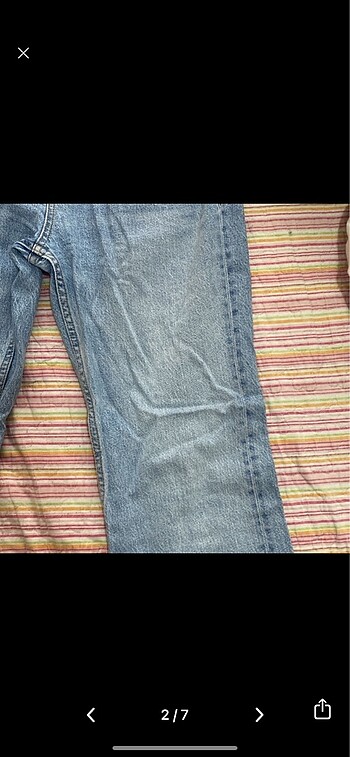 Pull and Bear İspanyol paça jean
