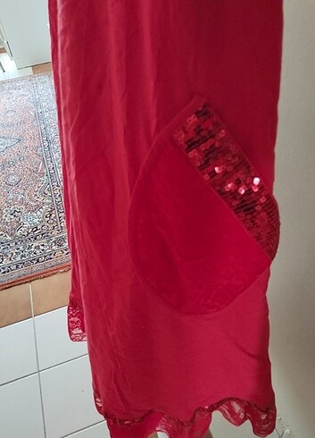 xxl Beden Pullu dantelli elbise