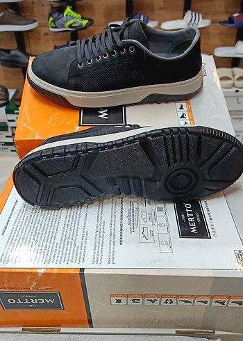 Siyah Gri hakiki deri Erkek Ayakkabı - Görsel 6