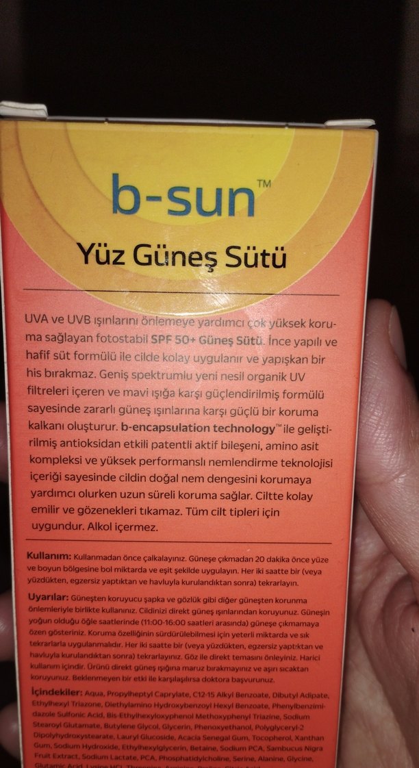 b-good care SPF 50+ Yüz Güneş Sütü - Görsel 3