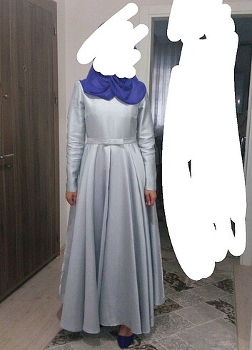 Metalik renk abiye  - Görsel 2