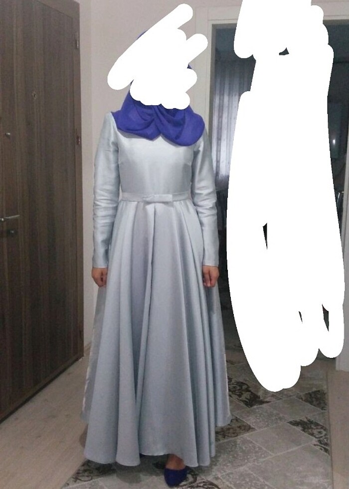 Metalik renk abiye  - Görsel 2