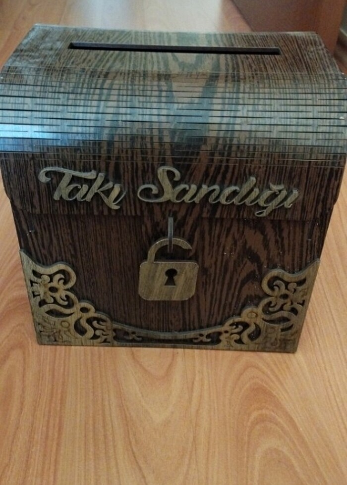 Takı sandığı ahşap - Görsel 4