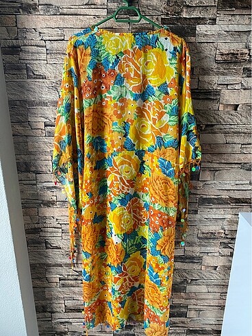 Tasarımcı Plaj Elbisesi Kimono