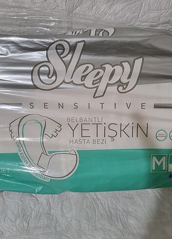 m Beden Sleepy yetişkin hasta bezi Medium 19 adet