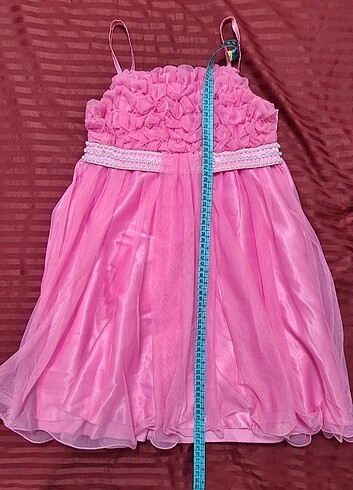 7-8 yaş Barbie doğum günü özel gün elbisesi