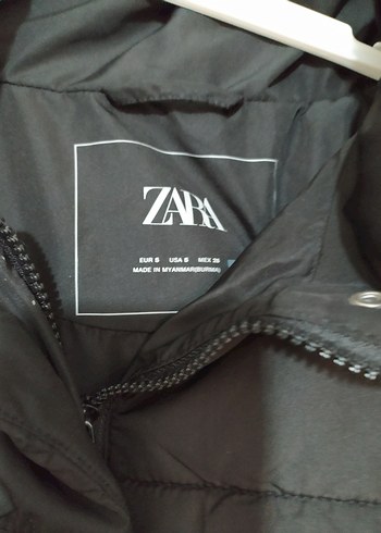 Düğmeli Siyah Midi Kadın Mont - Görsel 3