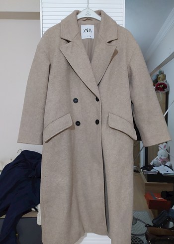 Zara Oversized Bej Kaban - Görsel 2