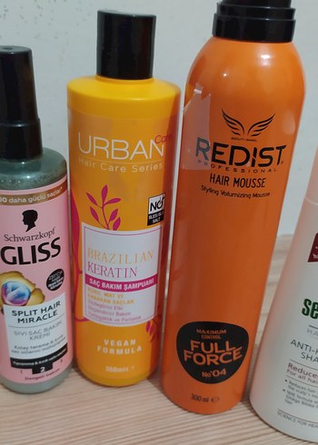 Karışık Saç Bakım Şampuanları ve Spreyleri - Görsel 3