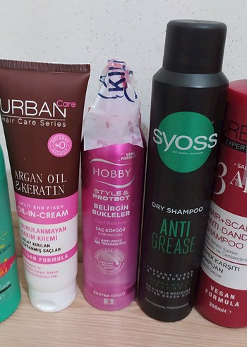 Karışık Saç Bakım Şampuanları ve Spreyleri - Görsel 2