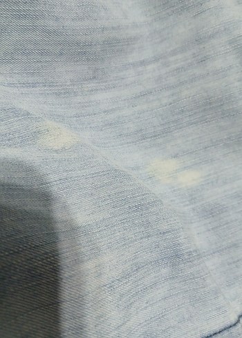 Gri Denim Kadın Tulum, Düğmeli, Kısa Kollu - Görsel 3