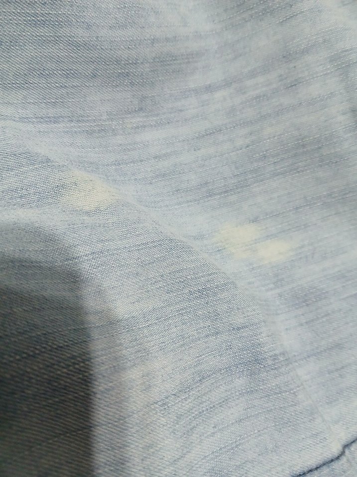 Gri Denim Kadın Tulum, Düğmeli, Kısa Kollu - Görsel 3