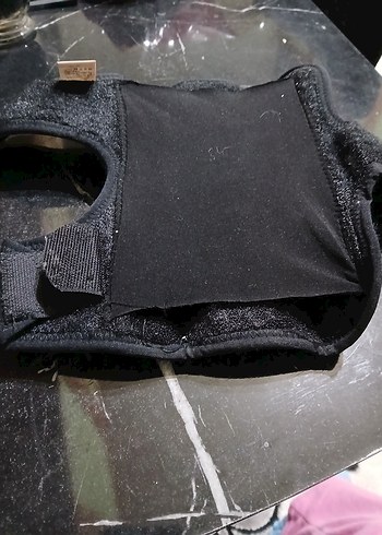 Siyah Biker Dirsek Koruyucu korse Velcro Bantlı - Görsel 2
