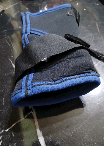 Mavi Biker Dirsek Koruyucu korse- Cırt Cırtlı - Görsel 3