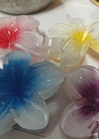 Lotus Çiçek 6 lı Saç Tokaları - Görsel 3