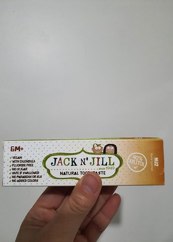 Jack N'Jill Doğal Diş Macunu 6 Ay+
