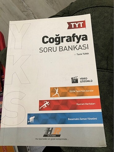 TYT coğrafya soru bankası hız ve renk yayınları