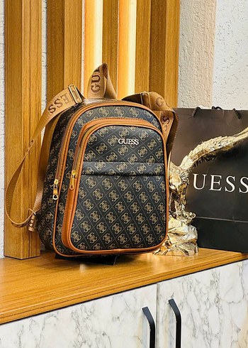 Guess Bej Baskılı Kadın Sırt Çantası GUESSS