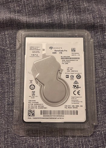 seagate 1tb hdd laptop 7200rpm - Görsel 2